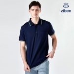 지벤 작업복 반팔 티셔츠 카라티 ZB-T1235