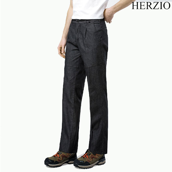 헤르지오 블랙 스판 작업복 바지 HZ-SP5