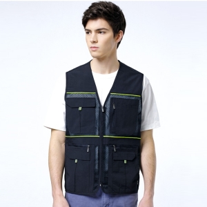 헤르지오 배색 여름 작업복 망사조끼 HZ-V1901~1902