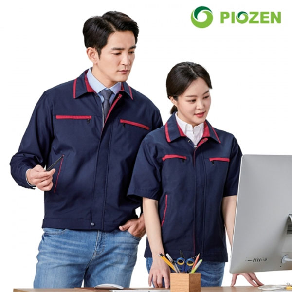 피오젠 작업복 근무복 점퍼(반팔,긴팔) PS-J20,PS-J20S