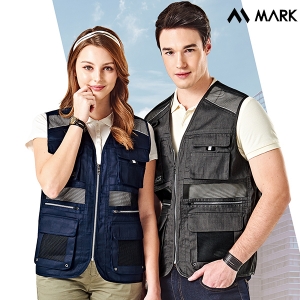 마커 TC 망사 여름 등산 레져 조끼 MK-101~102( 등산용 등산복)