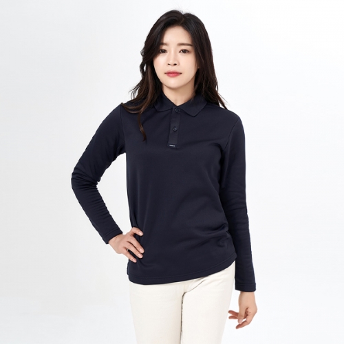 겨울 기모 소프트 에리 카라 티셔츠 단체티 제작 SH-65
