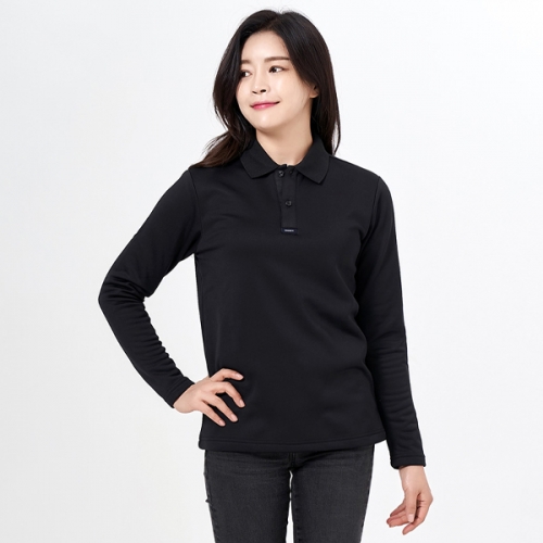 겨울 기모 소프트 에리 카라 티셔츠 단체티 제작 SH-65