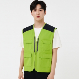 TC 배색 단체조끼 MC-217