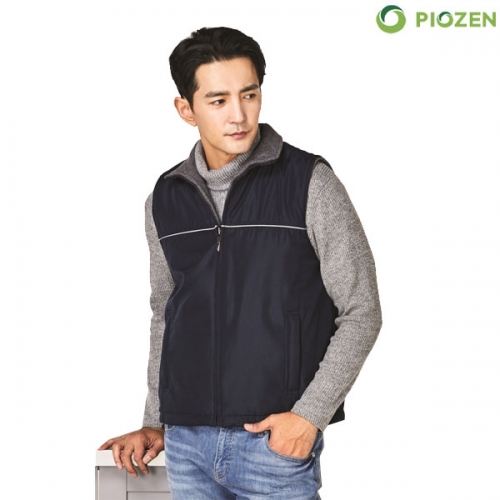 피오젠(PIOZEN) 반사띠 패딩 조끼(단면) PW-V222
