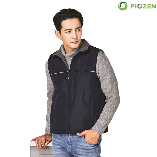 피오젠(PIOZEN) 반사띠 패딩 조끼(단면) PW-V222