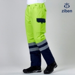 지벤 형광 겨울 작업복 바지 ZB-P2056 - 2057