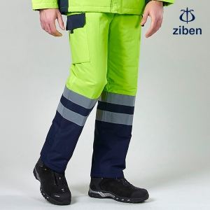 지벤 형광 겨울 작업복 바지 ZB-P2056~2057