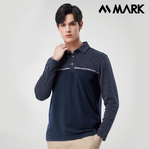 마커 실버 벌집 기모 카라 티셔츠 MT-6131