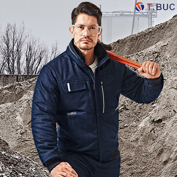 티뷰크 청지 겨울 패딩 작업복 세트 TB-475JP