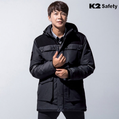 K2 세이프티 겨울 기업 근무복 패딩 작업복 점퍼 회사 단체복 JK-F138R