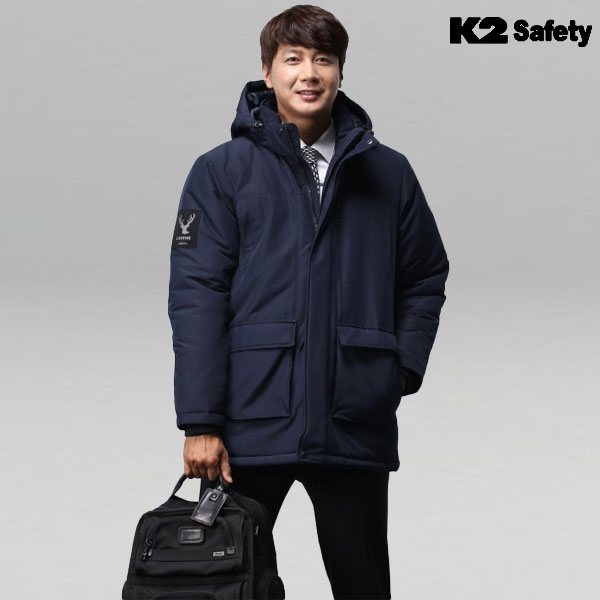 K2 세이프티 겨울 회사 작업복 동계 근무복 워크웨어 패딩점퍼 21JK-F139R