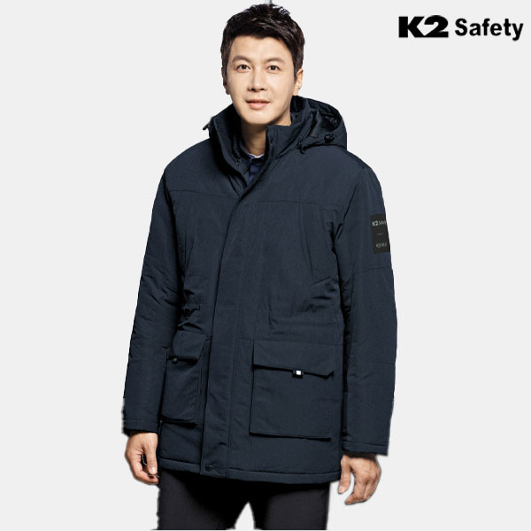 K2 세이프티 겨울 작업복 근무복 점퍼(조끼 탈부착) 21JK-F143R