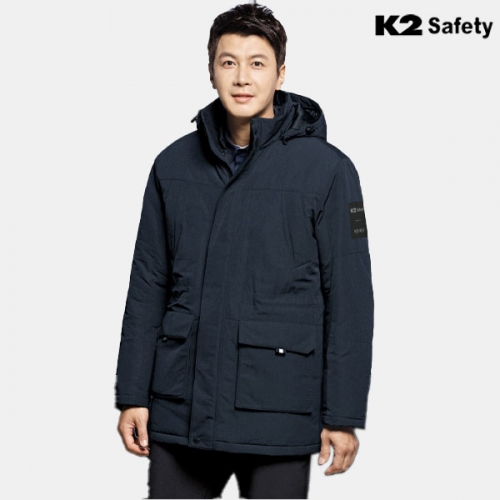 K2 세이프티 겨울 작업복 근무복 점퍼(조끼 탈부착) 21JK-F143R