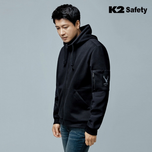 K2 세이프티 단체 후드집업 제작 기모티셔츠 JK-F150R