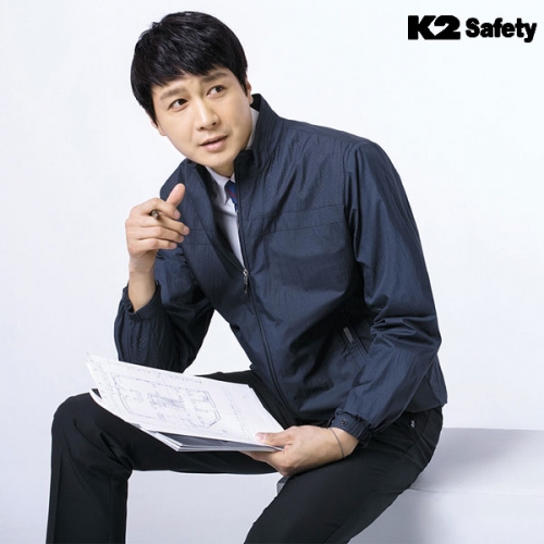 K2 세이프티 회사 춘추 작업복 근무복 자켓 봄 가을 점퍼 JK-142R