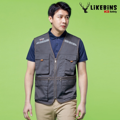 K2 세이프티 조끼 작업복 근무복 21VE-612R
