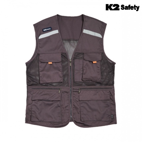 K2 세이프티 조끼 작업복 근무복 21VE-612R