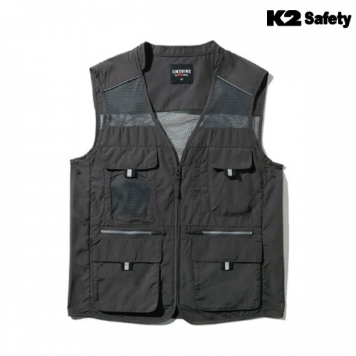 K2 세이프티 조끼 작업복 근무복 망사 베스트 21VE-613R