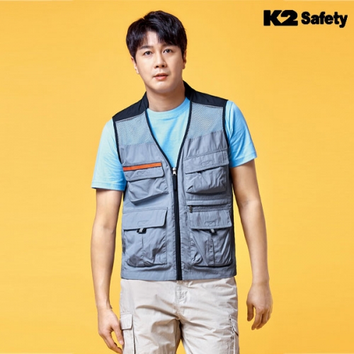 K2 세이프티 조끼 작업복 근무복 21VE-614R