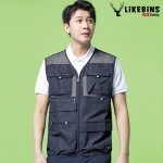 K2 세이프티 조끼 작업복 근무복 망사 베스트 21VE-615R