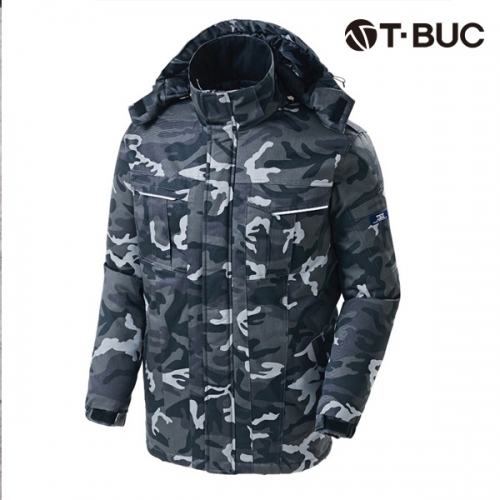 티뷰크 카모 겨울 작업복 점퍼 바지 세트 TB-777JP