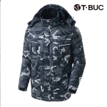 티뷰크 카모 겨울 작업복 점퍼 바지 세트 TB-777JP