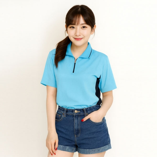 쿨에버 반집업 반팔 카라티 MJ-7505~7509