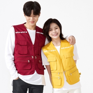 서클 반사 TC 행사 단체 작업조끼 제작