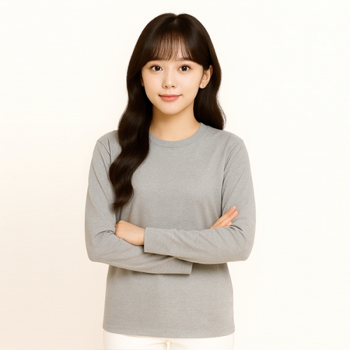 길단 24수 긴팔 라운드 티셔츠(ASIAN핏) GD-76400