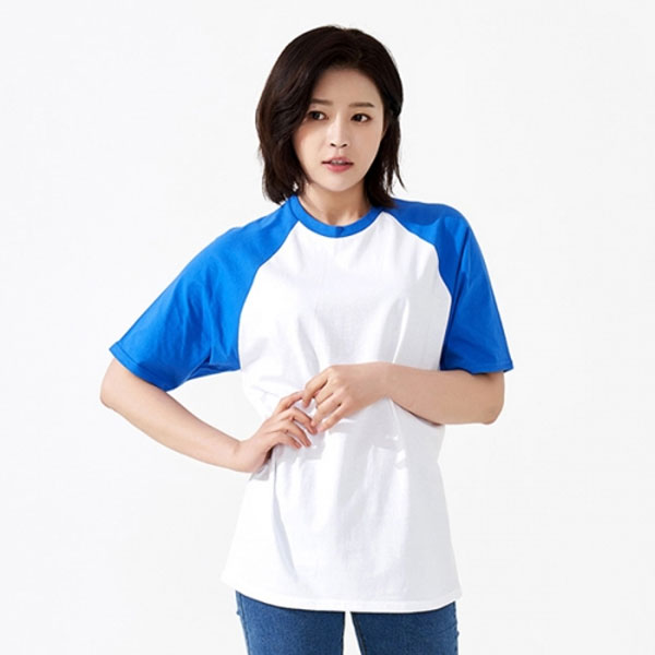 길단 24수 반팔 래글런 티셔츠(ASIAN핏) GD-76500
