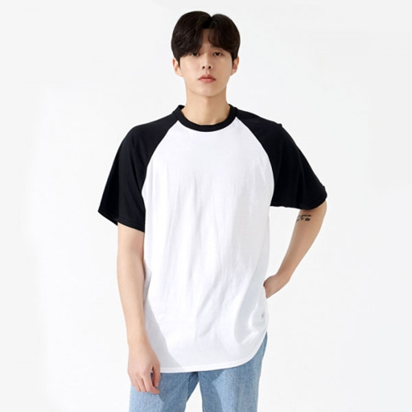 길단 24수 반팔 래글런 티셔츠(ASIAN핏) GD-76500