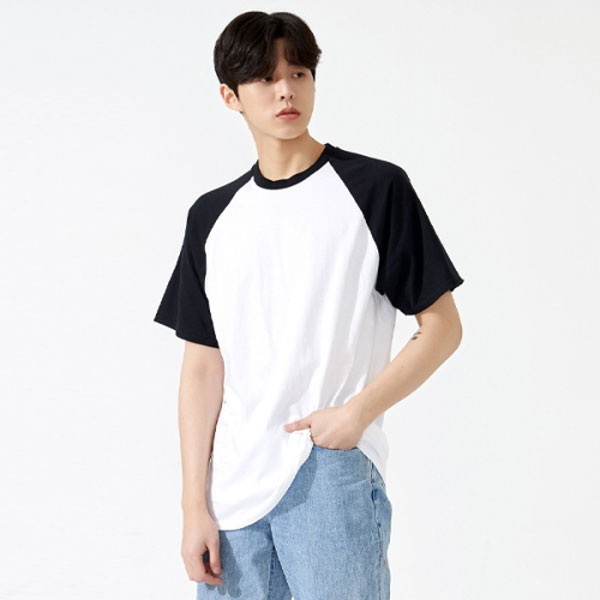 길단 24수 반팔 래글런 티셔츠(ASIAN핏) GD-76500