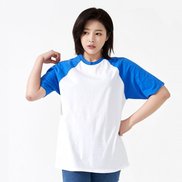 길단 24수 반팔 래글런 티셔츠(ASIAN핏) GD-76500