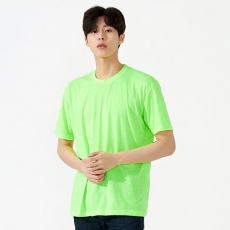 30수 형광 라운드 반팔 티셔츠 SP-186
