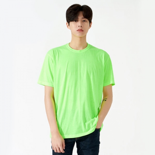 30수 형광 라운드 반팔 티셔츠 SP-186