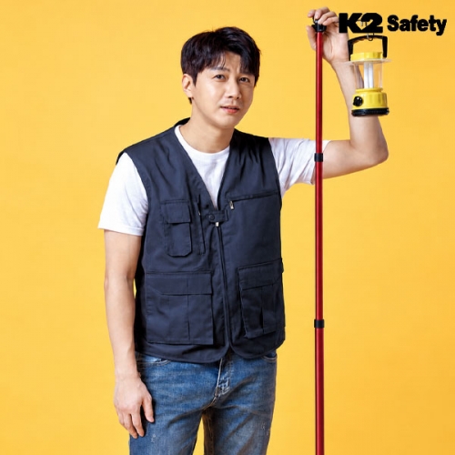 K2 세이프티 작업조끼 회사 작업복 근무복 베스트 21VE-601R
