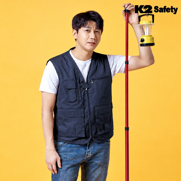 K2 세이프티 작업조끼 회사 작업복 근무복 베스트 21VE-601R