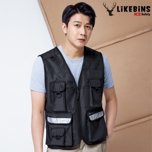 K2 라이크빈 세이프티 작업복 특수 안전 조끼 PM-S602