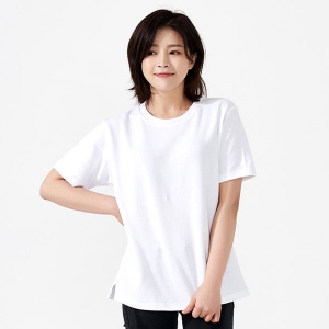 특양면 라운드 옆타개 반팔티 SP-442 (제작상품)