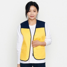 랜더스 LD-21 T/C 브이넥 마트조끼 | 스태프 단체조끼 제작