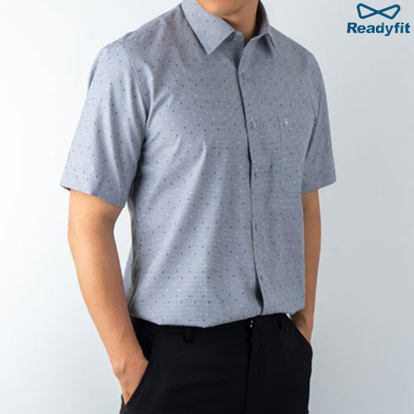 스타패턴 레귤러핏 반팔 와이셔츠 RFV21419~21420