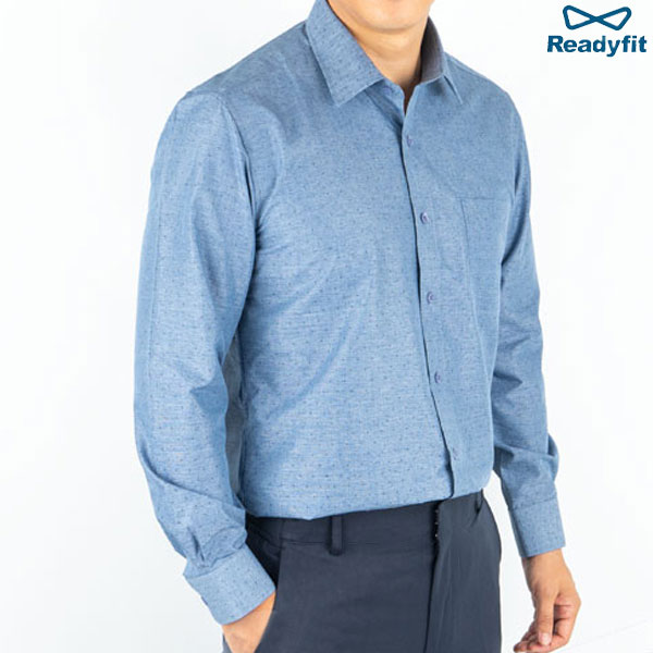 남자용 카치온 도트패턴 긴팔 와이셔츠 RFV113011~113012