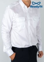 남자용 견장 하얀색 파란색 와이셔츠 회사 단체 셔츠 단체복제작 RF1101SF~1103SF