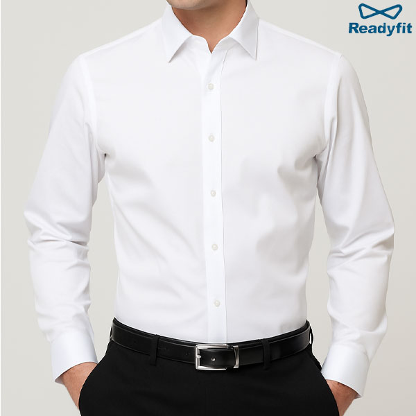 나노텍스 워터프루프 화이트 긴팔 와이셔츠 RF1191