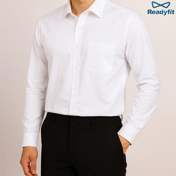 교복 학생용 레귤러 화이트 기본셔츠 MN001S