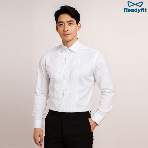 턱시도용 연미복 화이트 긴팔셔츠 S1132