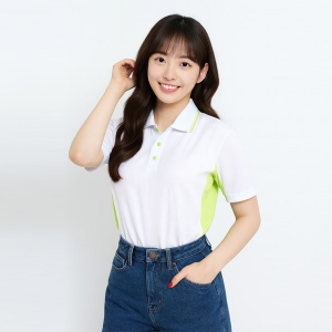 쿨에버 배색 엠보 반팔 단체티셔츠 MJ-7501~7520