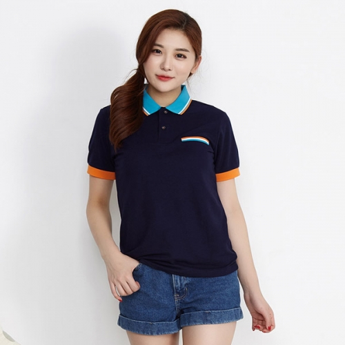 [단체티 주문제작] TC 요꼬배색 반팔 카라티 유니폼 S-179