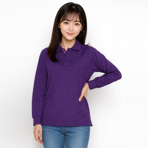 [단체티 주문제작] 20수 PKG 테잎 배색 긴팔 카라티셔츠 유니폼 S-176